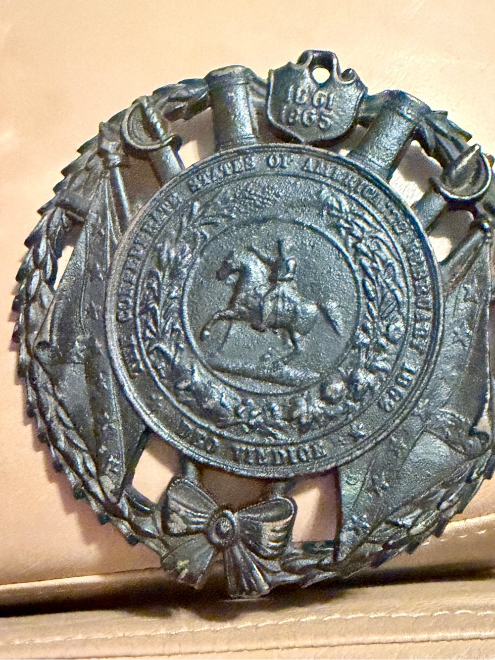 Virginia Metalcrafters 1952 Confederate States of America Trivet